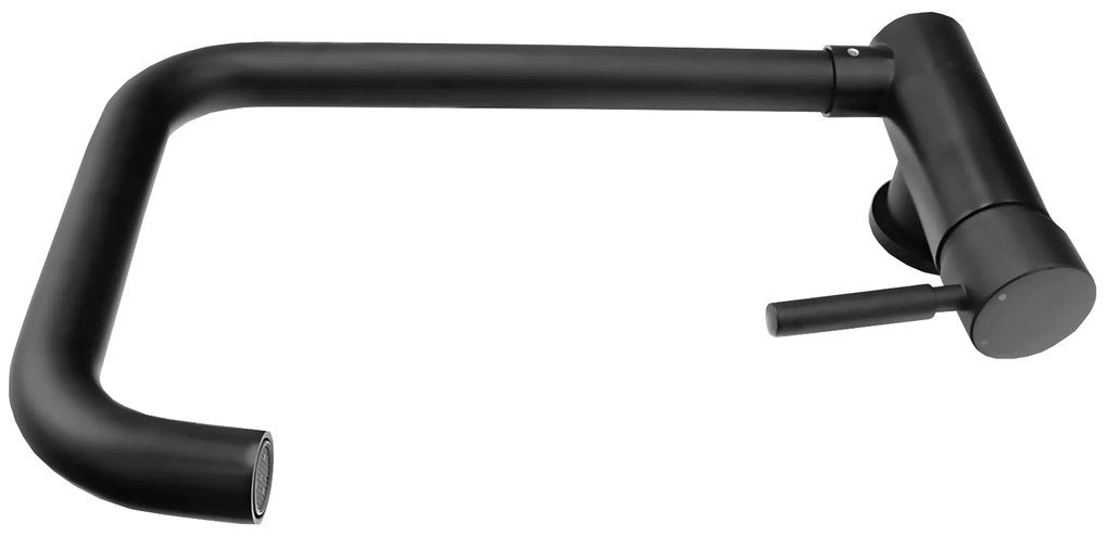 Gamma Window, sklopiteľná vysoká drezová batéria h-340, čierna matná, GMA-BWW-BK