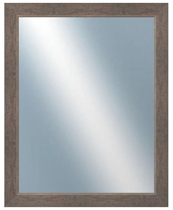DANTIK - Zrkadlo v rámu, rozmer s rámom 80x100 cm z lišty TOMAS šedá veľká (3030)