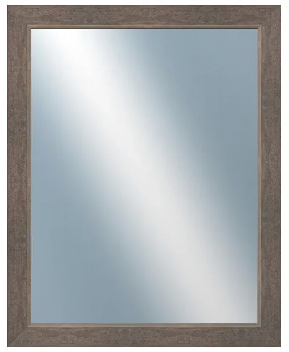 DANTIK - Zrkadlo v rámu, rozmer s rámom 80x100 cm z lišty TOMAS šedá veľká (3030)