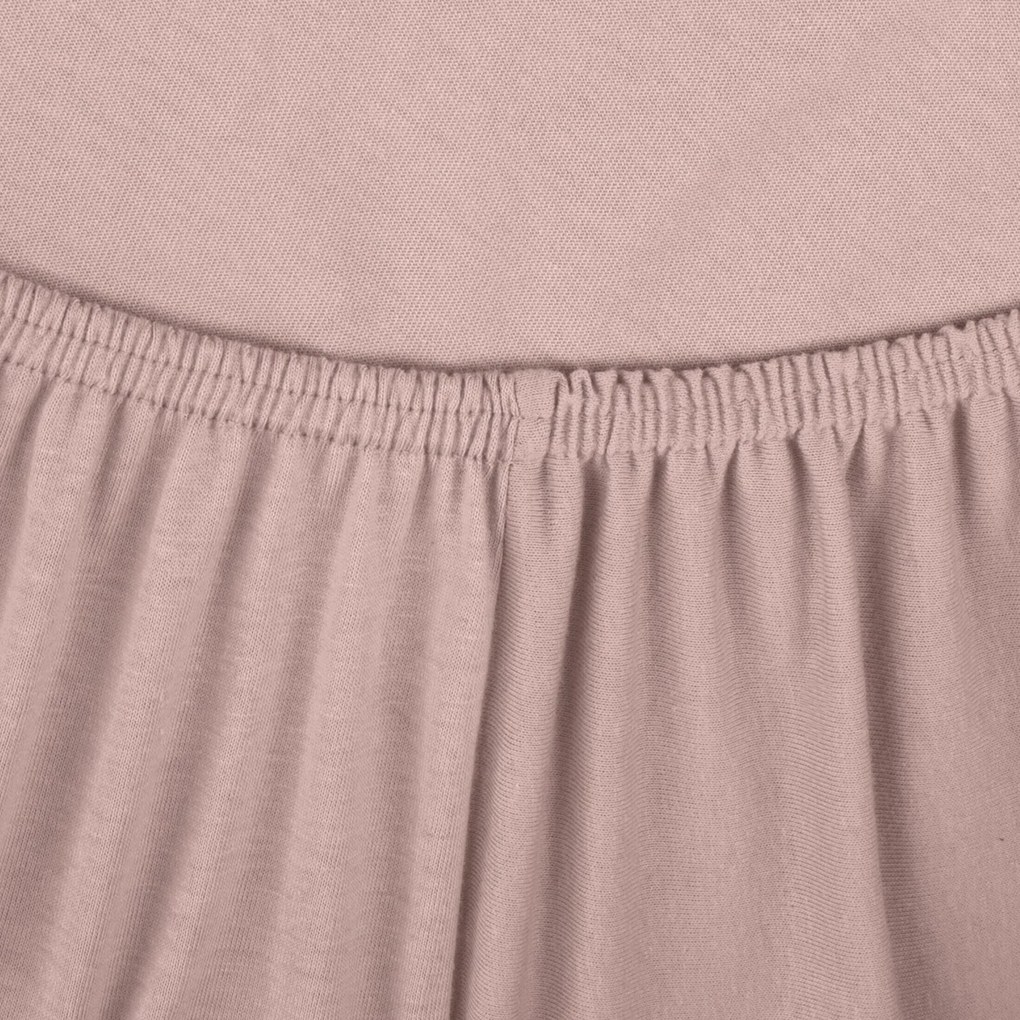 JERSEY PRESTIERADLO JERSEY3 180X200 CM PUDROVÁ