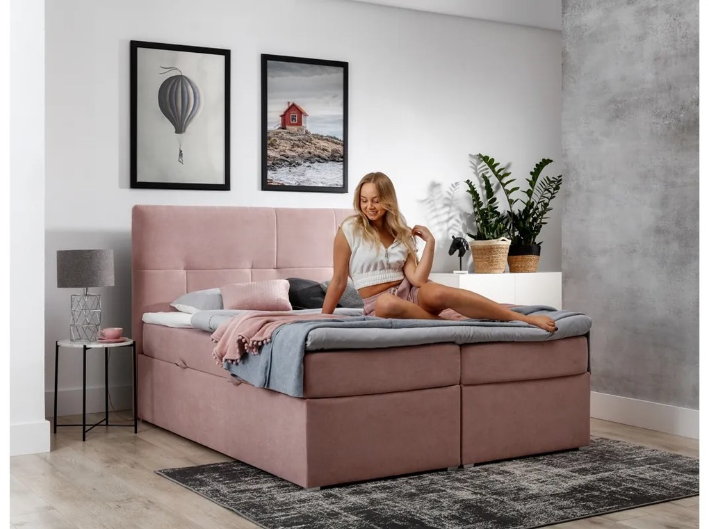 Boxspring posteľ Arturo 160x200