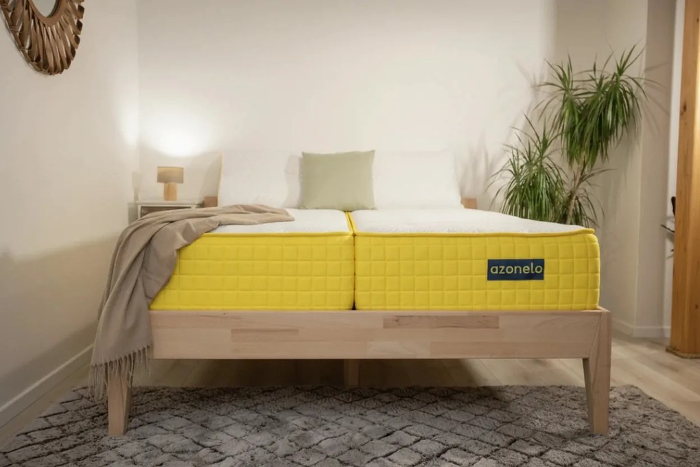 Matrace 1+1 Cloud vysoké ortopedické matrace s pamäťovou penou 70x200 cm / 24 cm - poťah s hodvábom