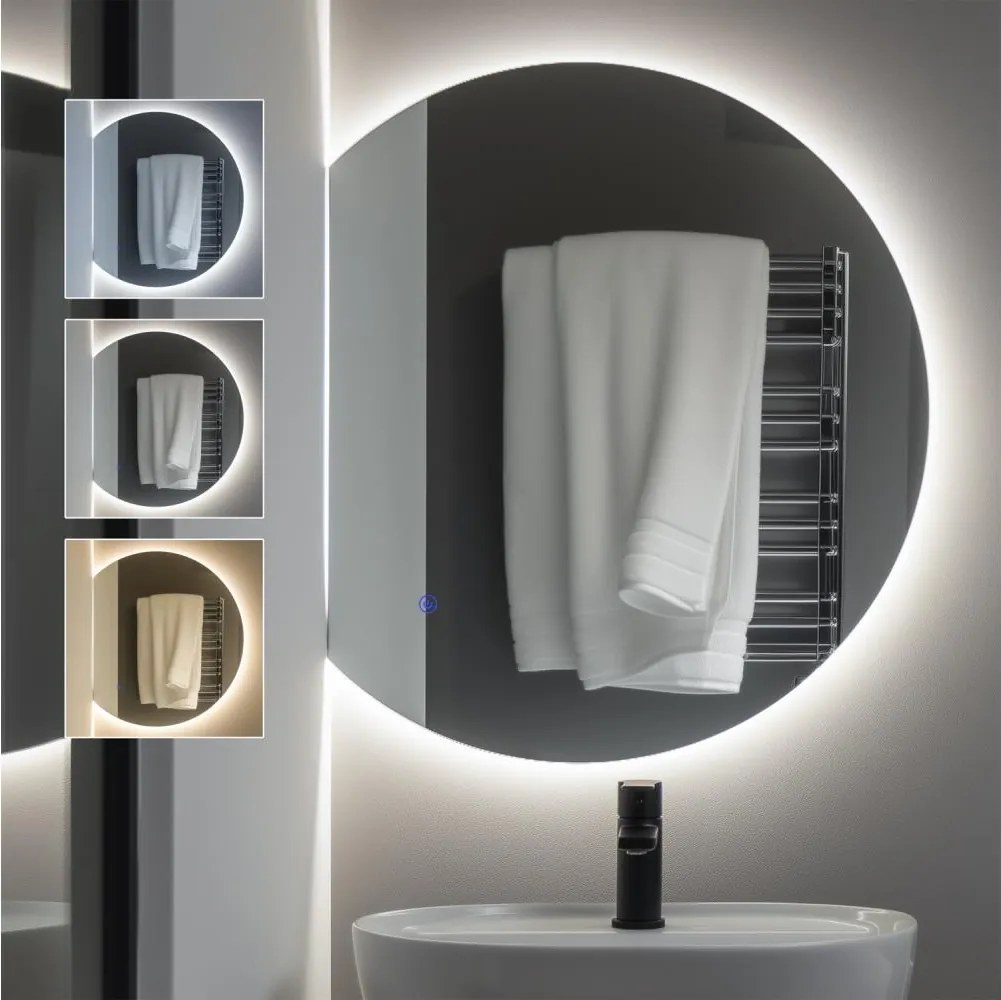 Brilagi - LED kúpeľňové zrkadlo MEZZO LED/18W/230V 60x50 cm IP44 CRI 90 stmievateľné +CCT