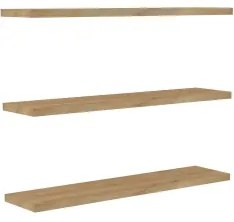 SADA 3x Nástenná polica BOSS béžová