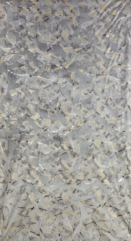 ZATEMŇOVACÍ ZÁVES NA KRÚŽKOCH ODETA 135X250 CM VZOROVANÁ