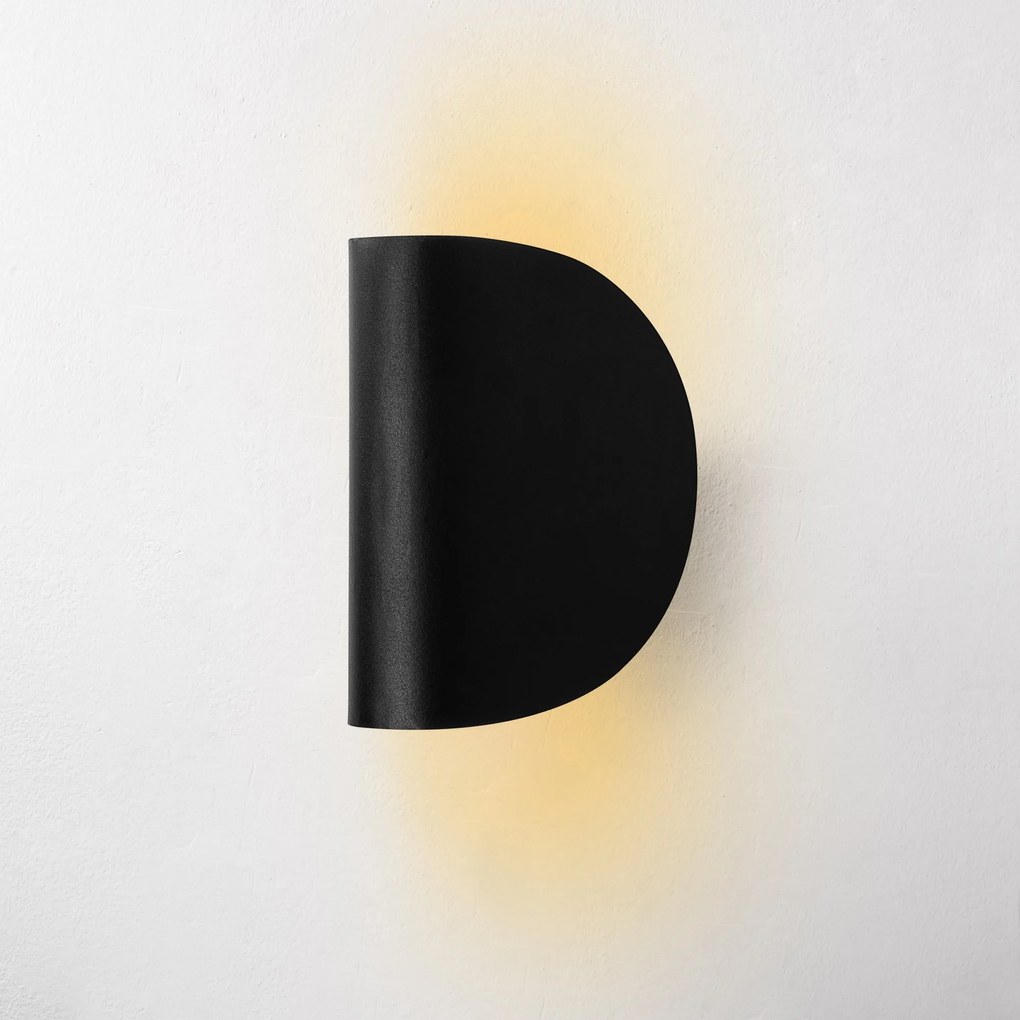 Nástěnná LED lampa Heybe černá