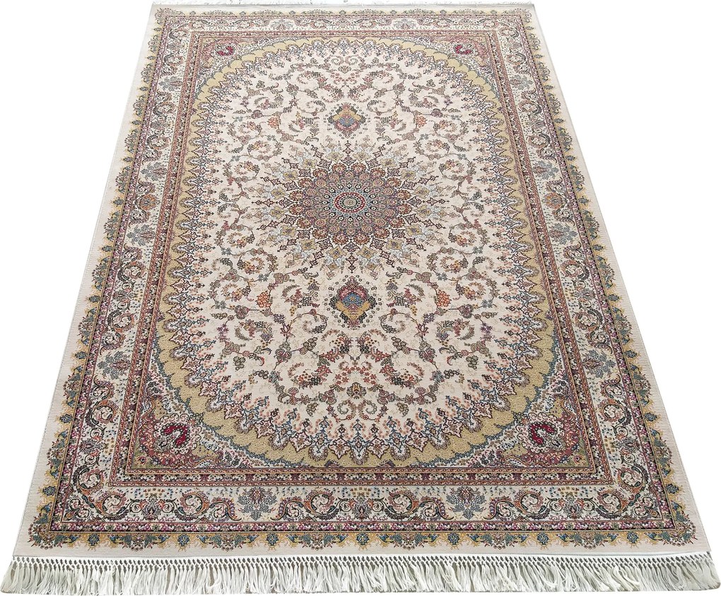 DY Exkluzívny krémový koberec PERS 02 Rozmer: 150x230 cm