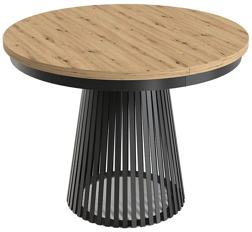 Rozkladací stôl  Garda čierna/artisan