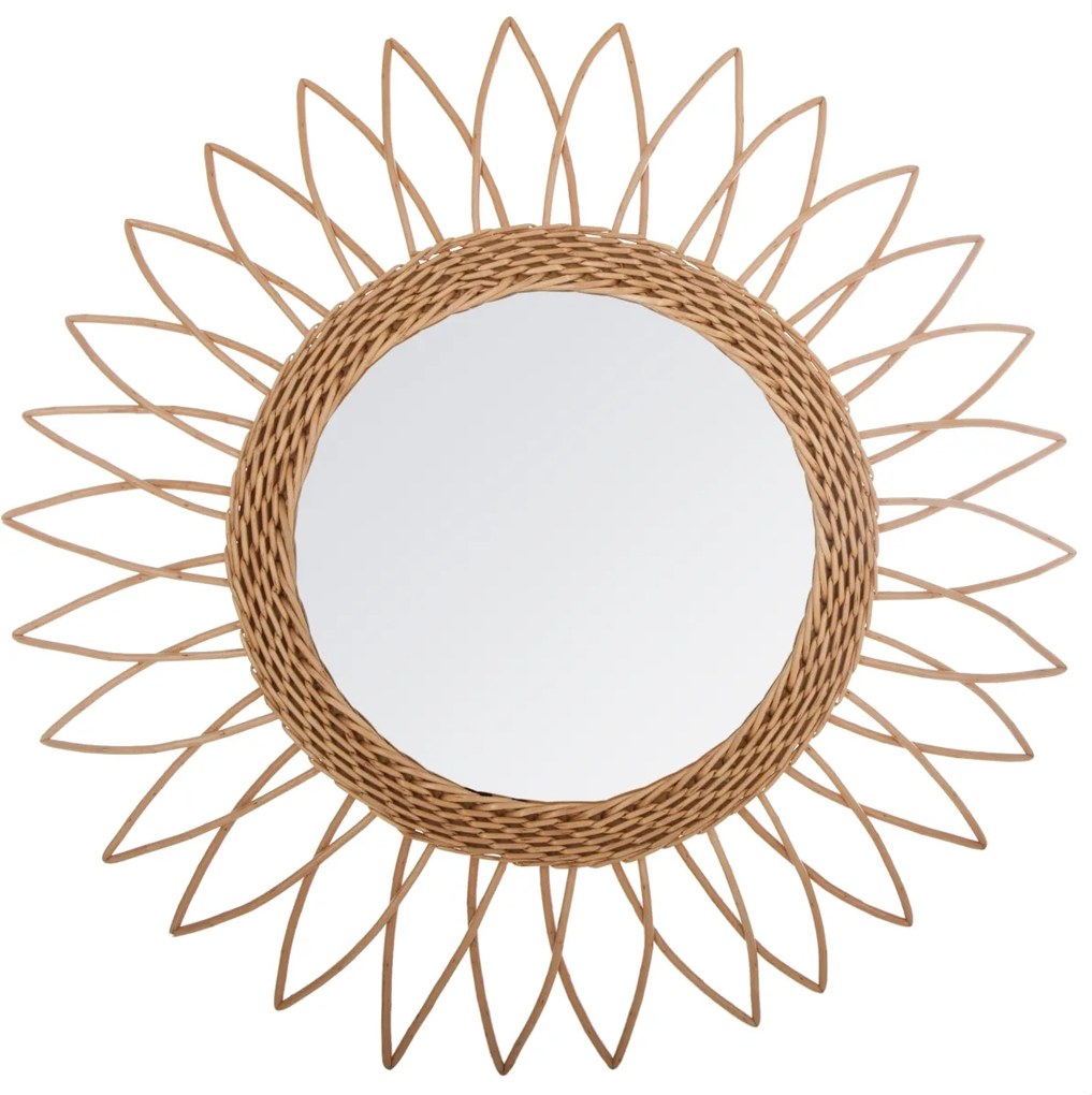 Zrkadlo Sharp Sun, hnedé