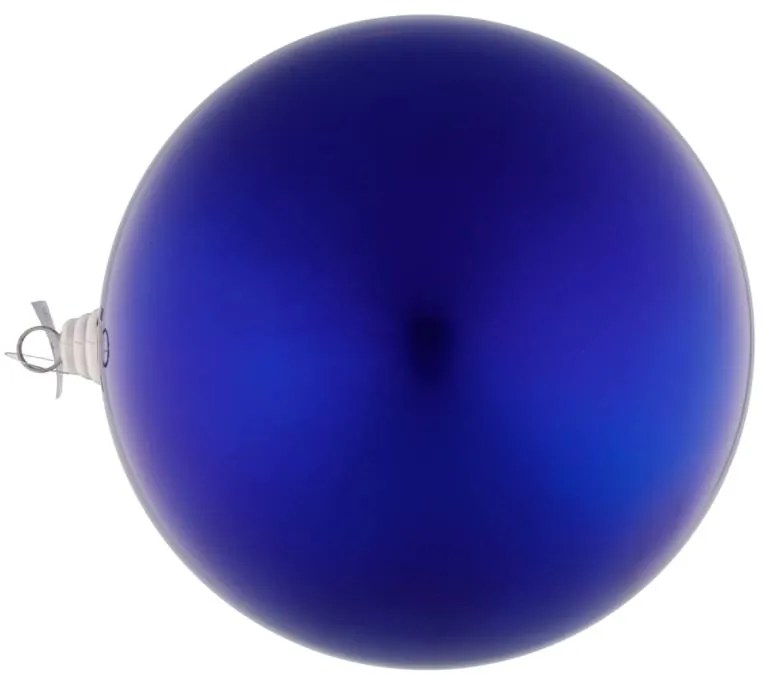 DECOLED Plastová guľa, 30 cm, modrá, lesklá