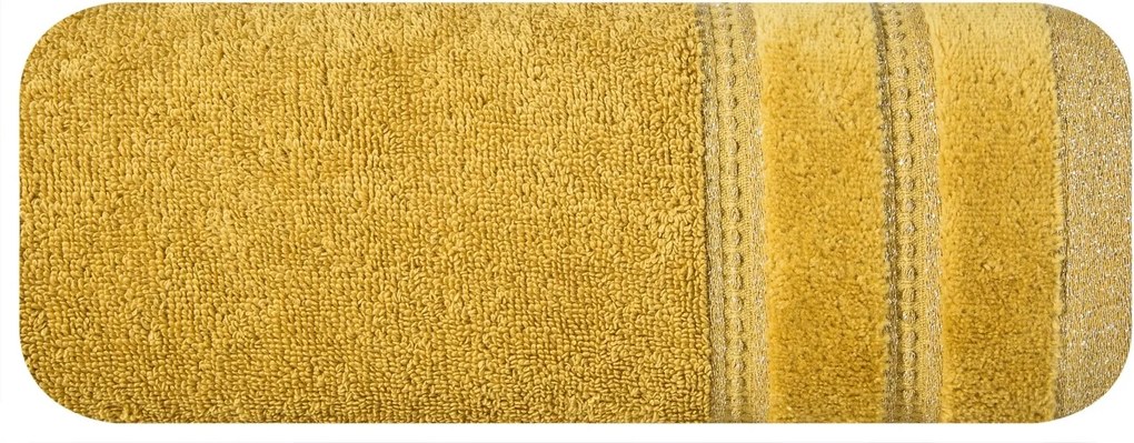 FROTÉ UTERÁK GLORY7 SADA 6KS 50X90 CM HORČICOVÁ