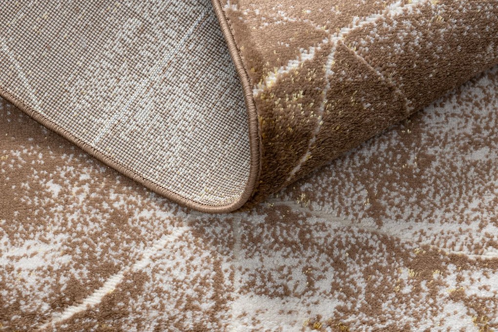 Moderný koberec MEFE 2783 Mramor, tmavo-béžový