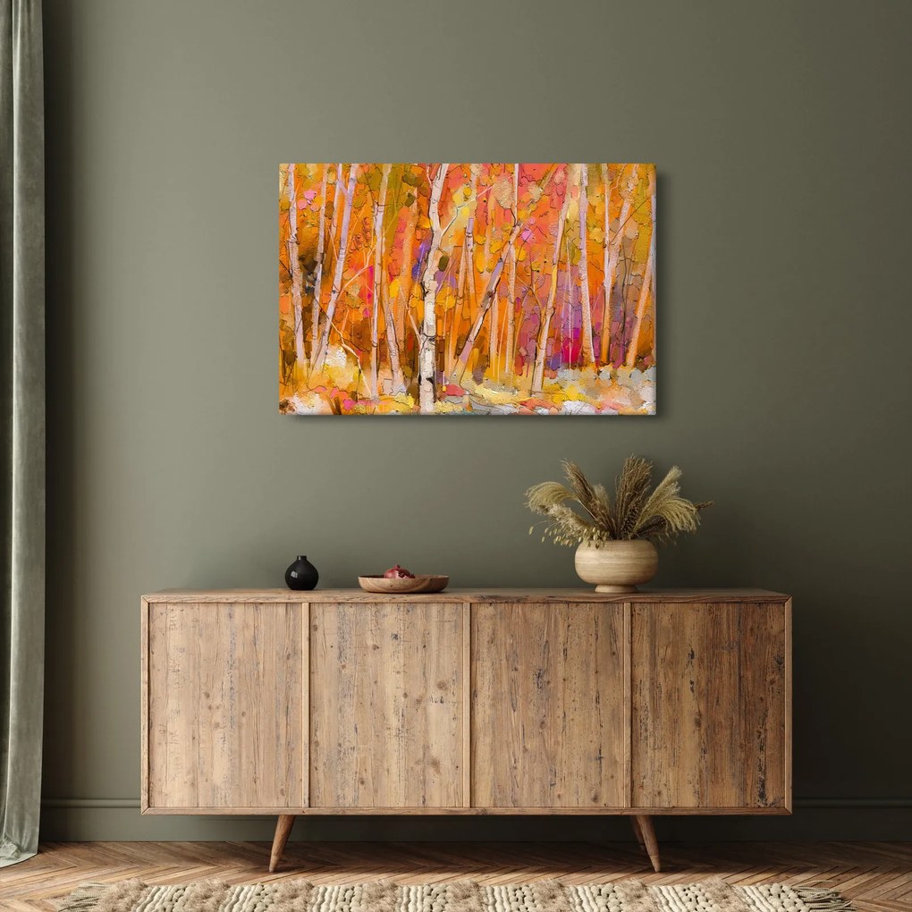 Obraz - Jesenný les (90x60 cm)