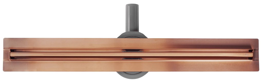 Rea Neox Pro Slim, sprchový odtokový žľab 60cm s otočným sifónom o 360stupňov, medená matná, REA-G4805