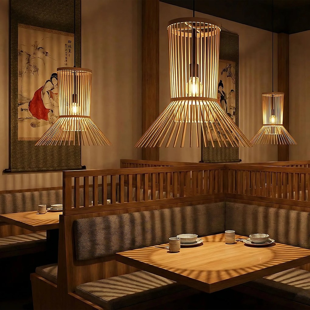 Toolight Toolight, stropné svietidlo 1xE27 APP1457-1CP, prírodná hnedá-čierna, OSW-00931