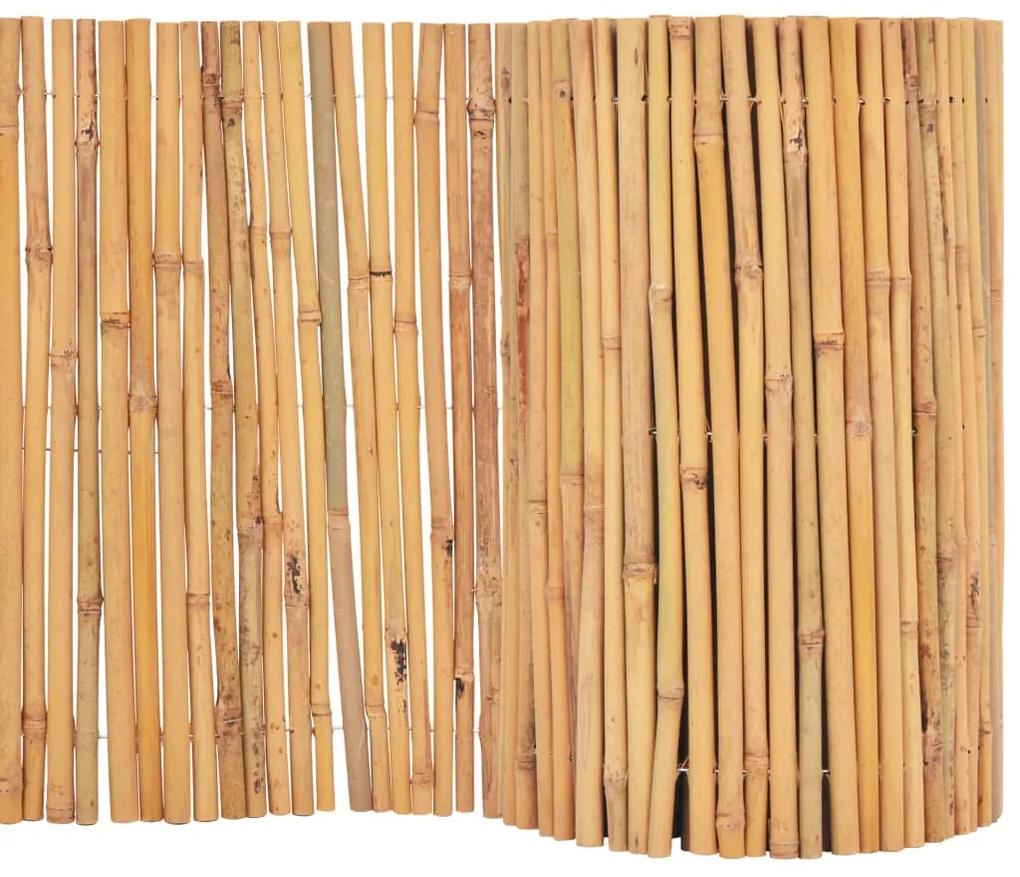 vidaXL Bambusový plot 500x30 cm