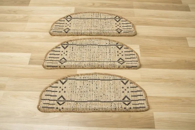 Nášľap na schody Terra Aztec 04 línie, béžový / grafitový