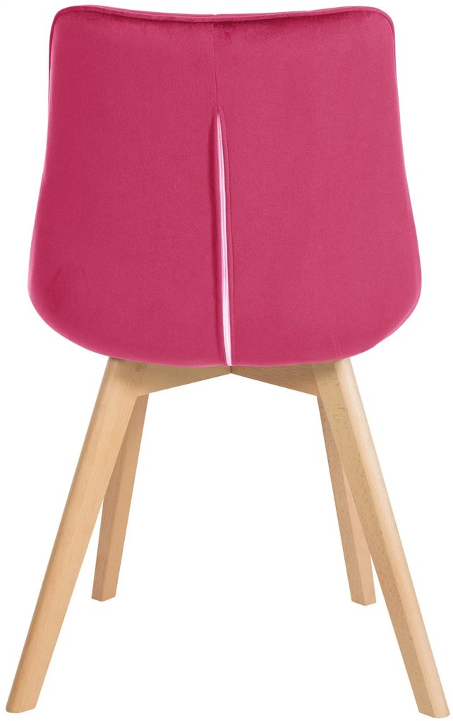 Stolička Brook - zamat - Červená