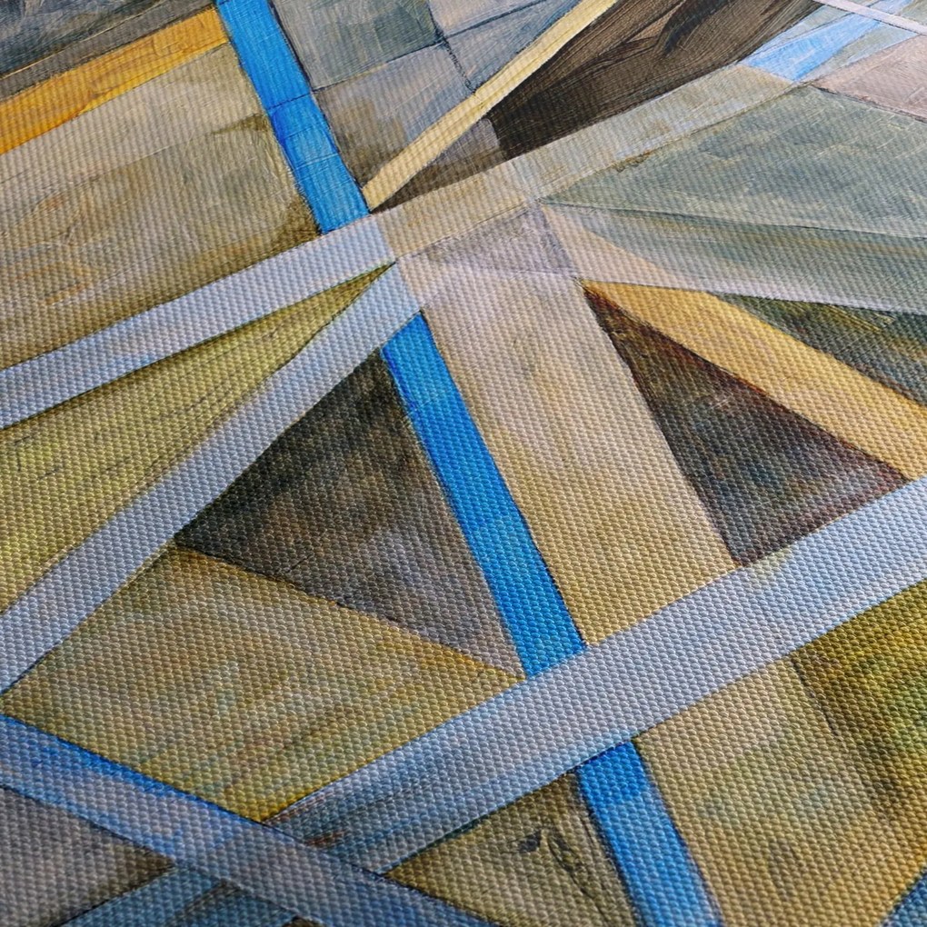 Obraz - Abstrakcia (120x50 cm)
