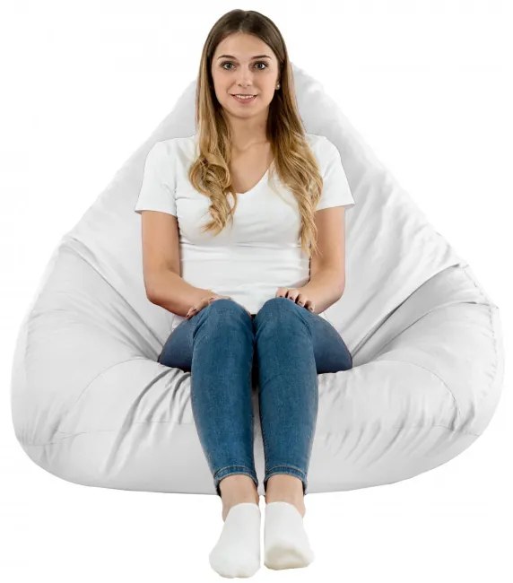 Sedací vak DROP XXL biely OUTDOOR