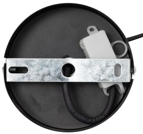 Atmosphera - Luster na lanku SAVIO 1xE27/40W/230V čierna