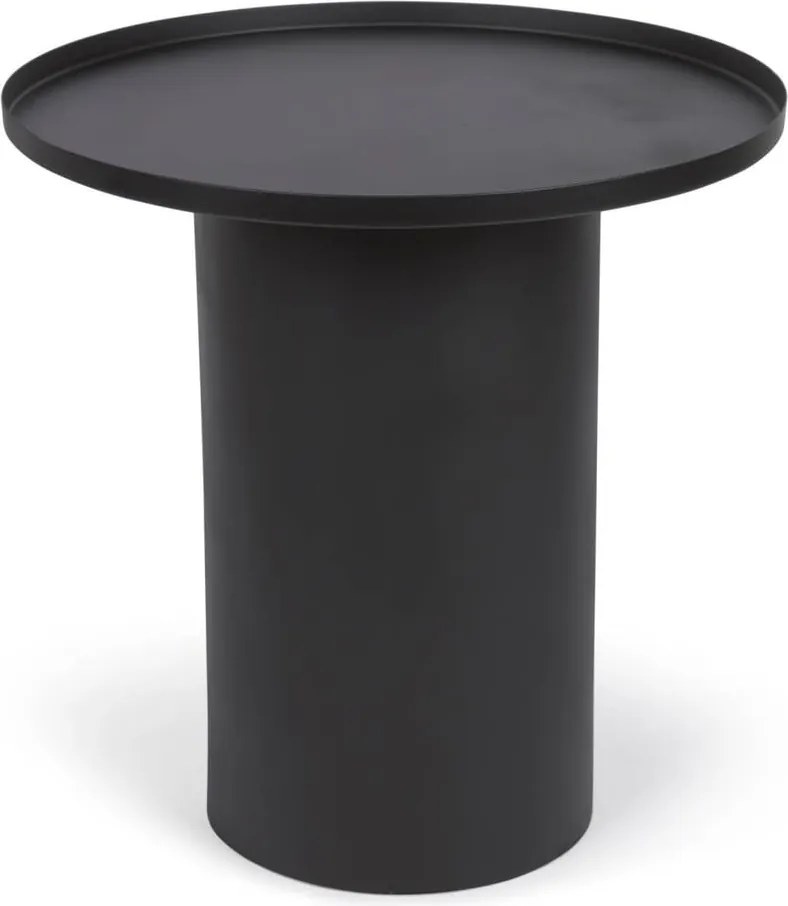 Kovový okrúhly odkladací stolík ø 45 cm Fleksa – Kave Home