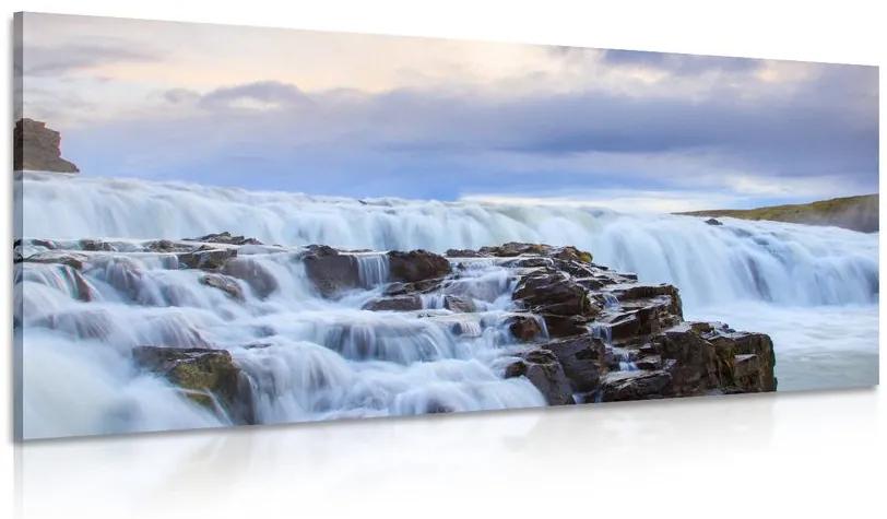 Obraz islandské vodopády Varianta: 100x50