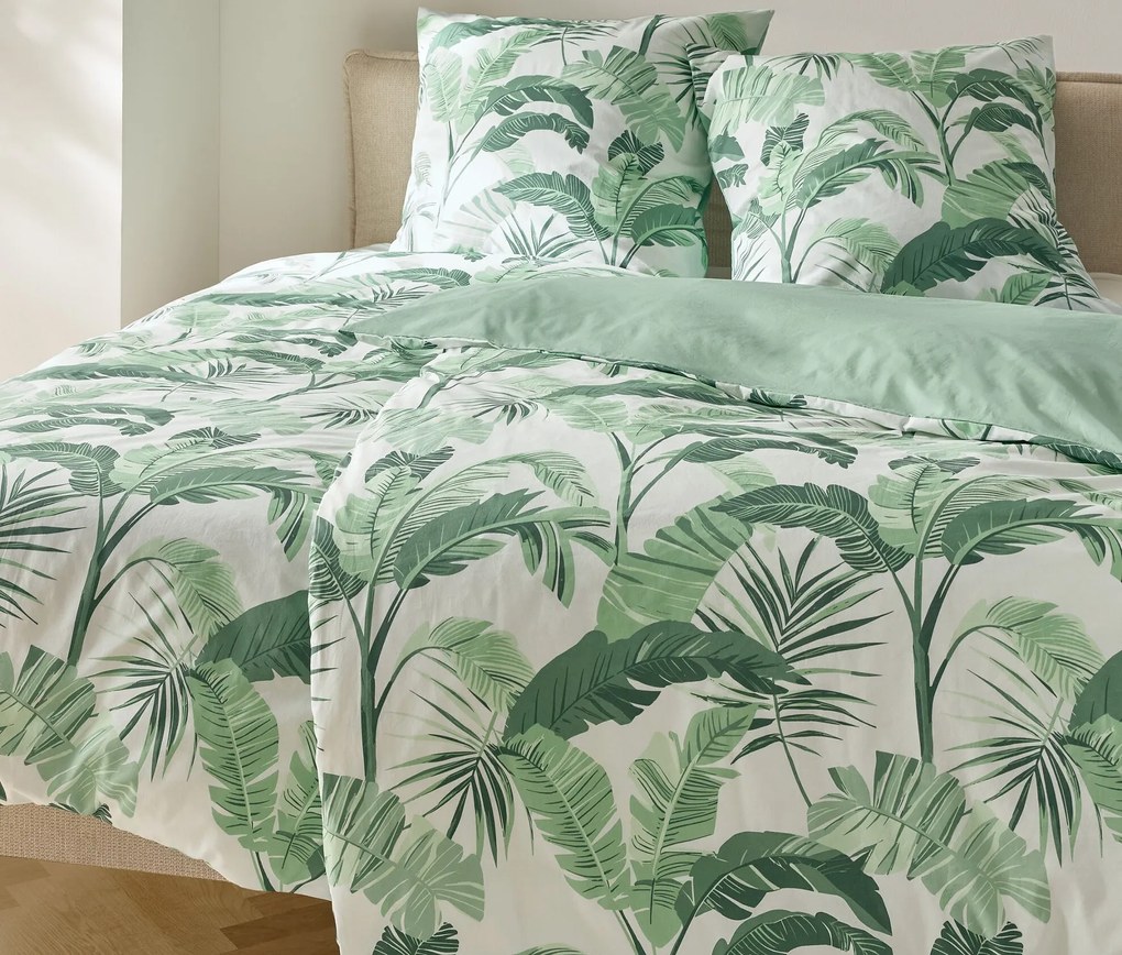 Posteľná bielizeň renforcé, palmy, štandardná veľkosť