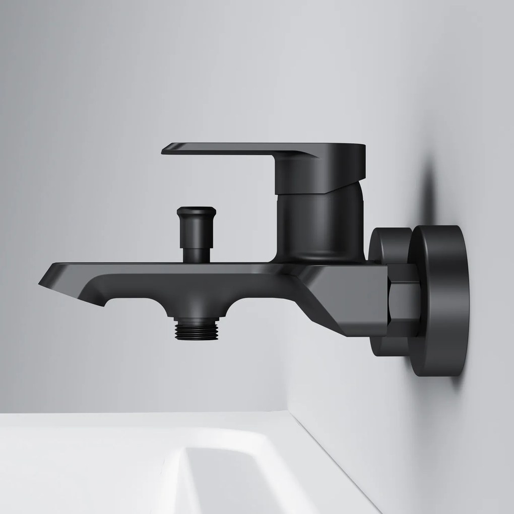 Vaňová a sprchová batéria AM.PM Flash FNA10022 jednopáková, čierna