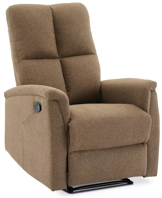 Autronic BONTEC Polohovacie kreslo, hnedá, látka, TV-916 BR2 Farba: Šedá