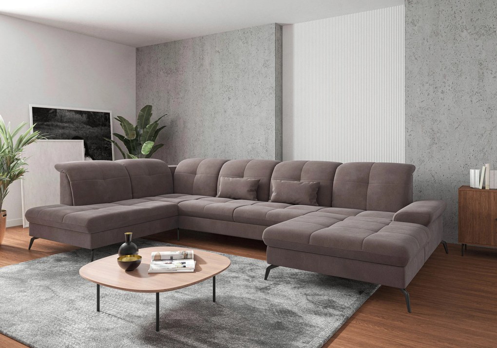 XXXLutz SEDACIA SÚPRAVA, textil, taupe Sit & More - Sedačky - 000144011556
