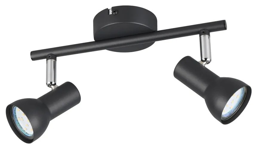 Čierne bodové svietidlo ø 8 cm Cantar – Trio