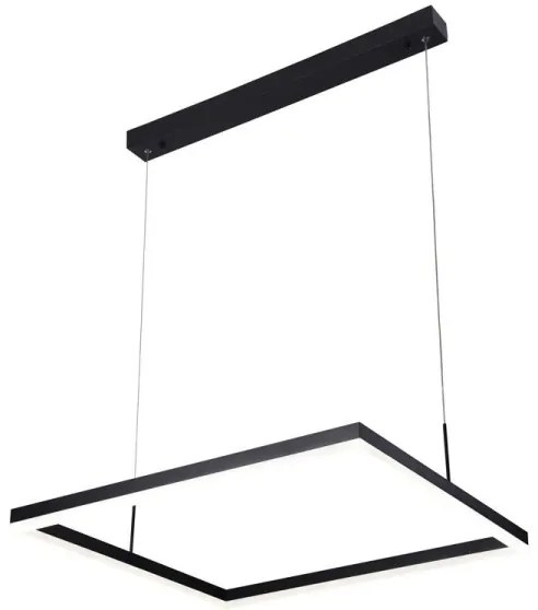 LED Stmievateľný luster na lanku LED/55W/230V 3000-6500K + diaľkové ovládanie