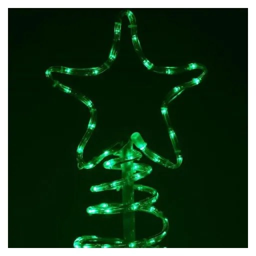 SPRINGOS LED Vianočný stromček - 135cm, 192LED, IP44, zelená