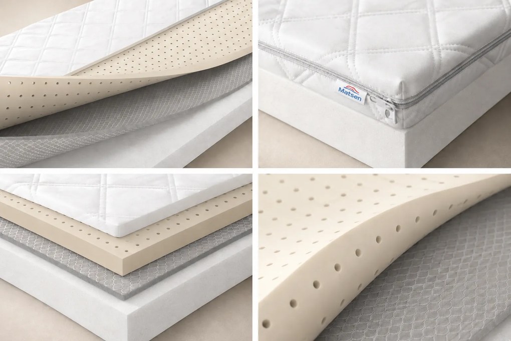 Detský matrac LUX COMFORT FLORA 180x90x12 cm - pena/latex