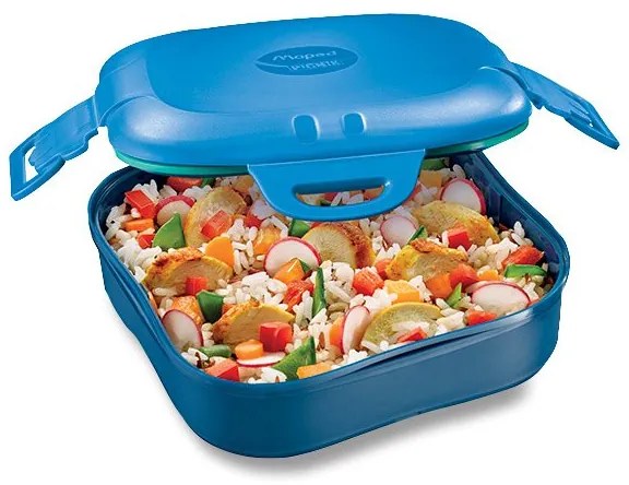 Desiatový box Maped Picnik Concept Kids modrý, 0,74 l