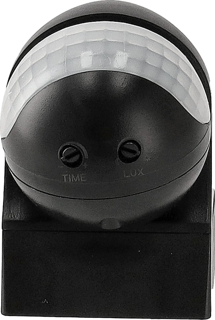 BERGE Pohybové čidlo LED PIR čierne IP44 800W PR054