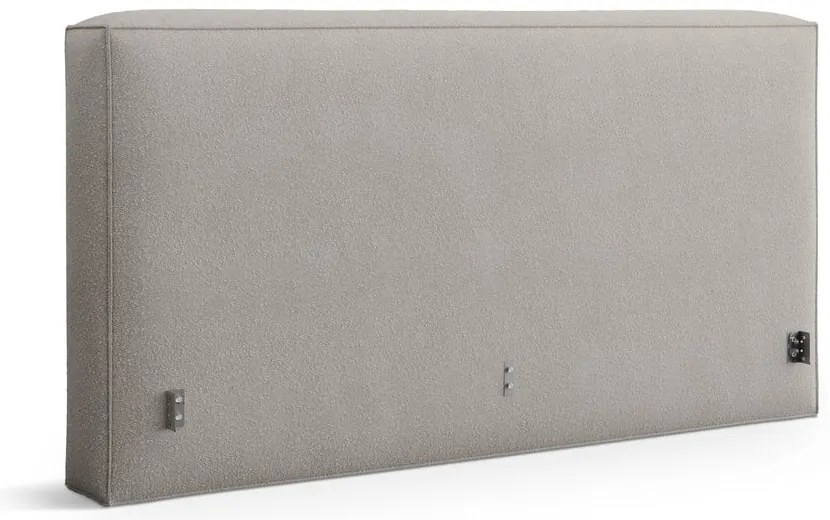 Svetlosivé čalúnené čelo postele 189x100 cm Olivia – Micadoni