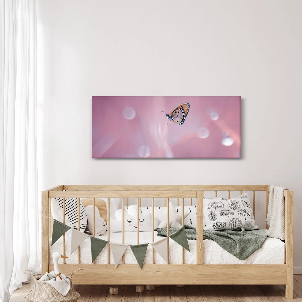 Obraz - Motýlik (120x50 cm)