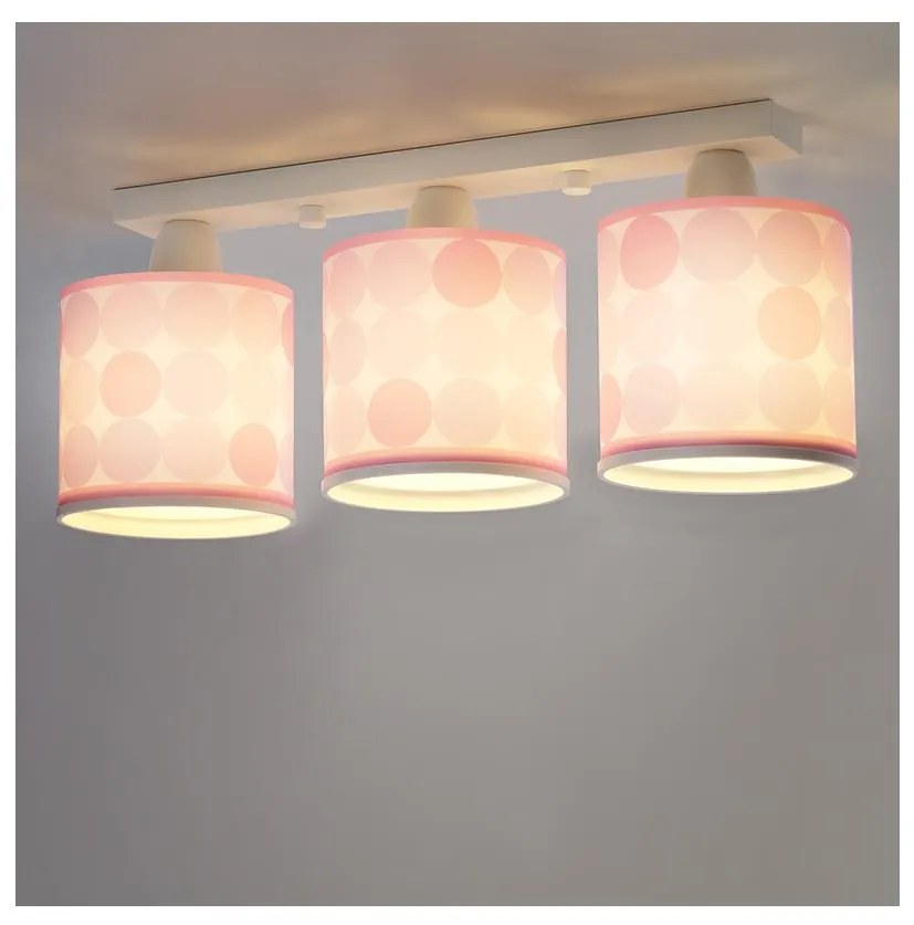 Dalber 62003S - Detské stropné svietidlo COLORS 3xE27/60W/230V