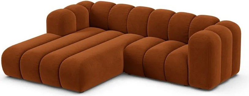 Oranžová rohová pohovka (ľavý roh) Lupine – Micadoni Home