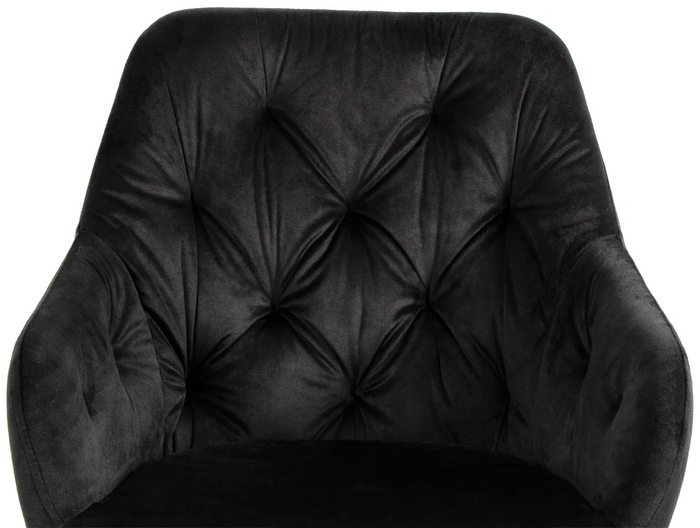 Noela Zamatová jedálenská stolička SIENA čierna