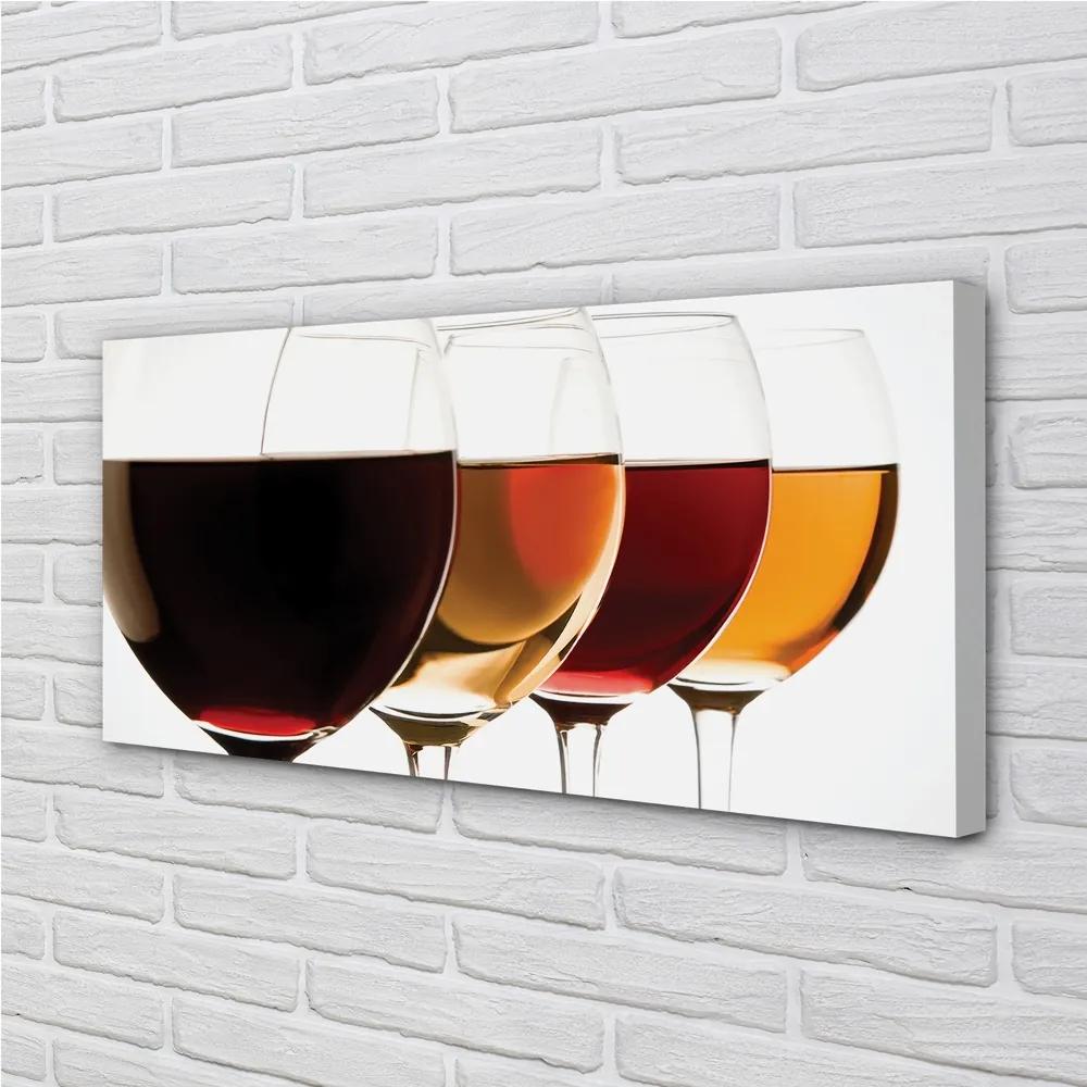 Obraz canvas poháre vína 100x50 cm