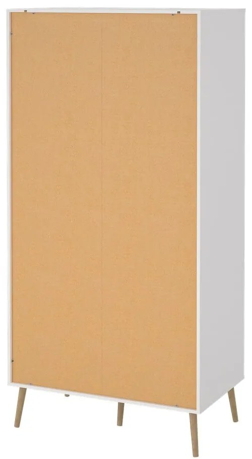 Biela šatníková skriňa 99x200 cm Bodo – Tvilum