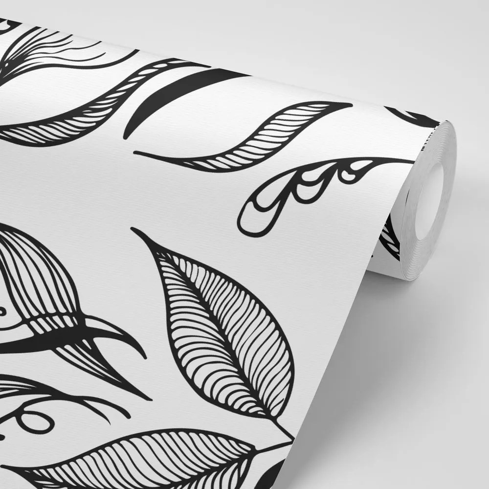 Tapeta jemné ľudové ornamenty - 450x300