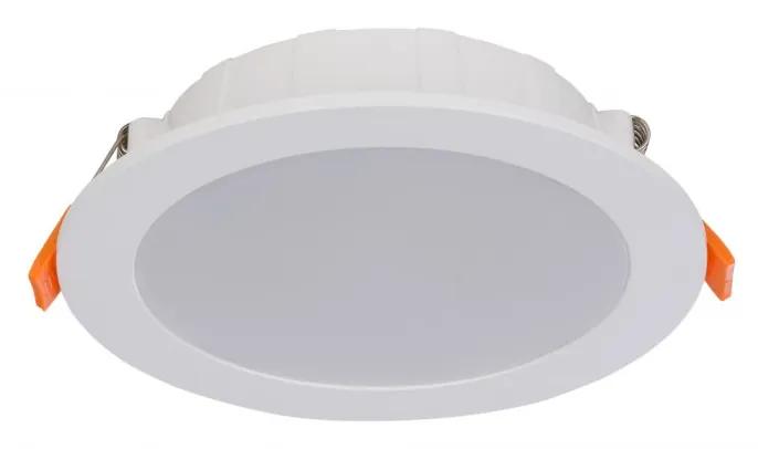 NOWODVORSKI LED podhľadové stropné svetlo do kúpeľne CL KOS, 10W, teplá biela, 15cm, okrúhle, biele