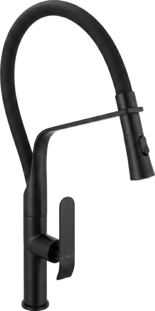 Rea Castor - vysoká umývadlová batéria, čierna, REA-B6935