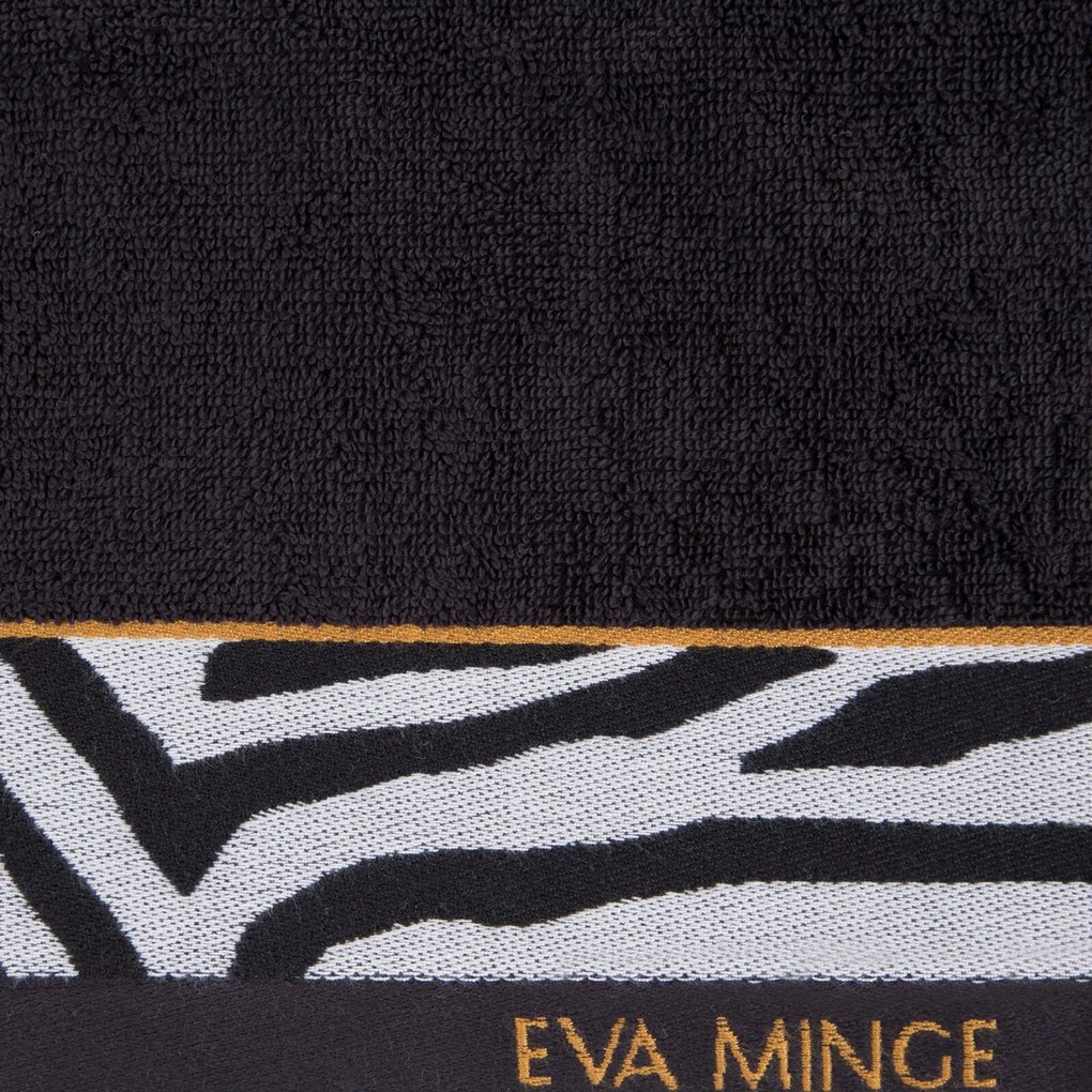 BAVLNENÝ UTERÁK EVA MINGE22 SADA 6KS 30X50 CM ČIERNA