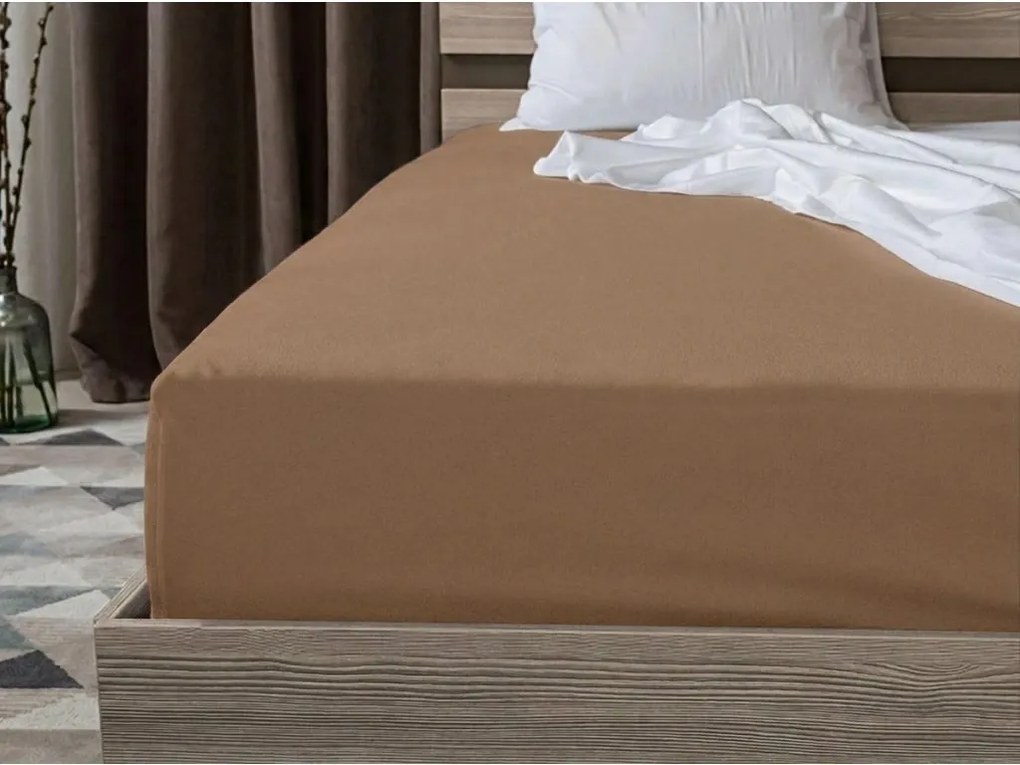 Jersey plachta HIGHFIT hnedé 90 x 200 cm