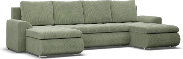 Sedacia súprava FORESTA ULL Poso v tvare U svetlozelená